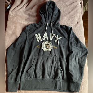 Navy Black Men's Hoodie